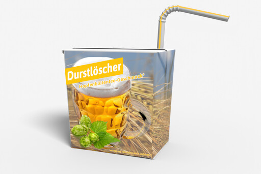 Durstlöscher Hopfenblütentee-Geschmack - mit Malz und natürlicher Hefe verfeinert