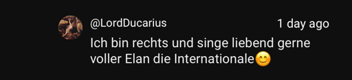 YouTube Kommentar: Ich bin rechts und singe liebend gerne und voller Elan die Internationale