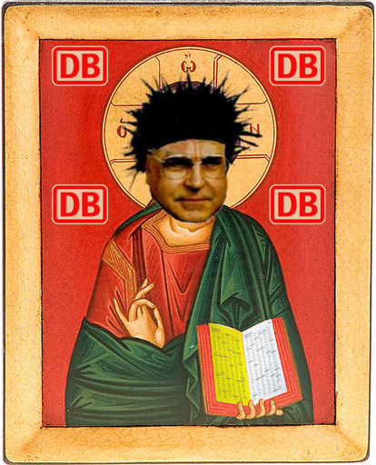 Der heilige St. Ranslite, Schutzpatron der Verspätung