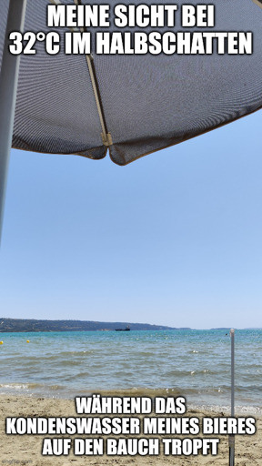 in der Heimat sind es aktuell nur 30°C